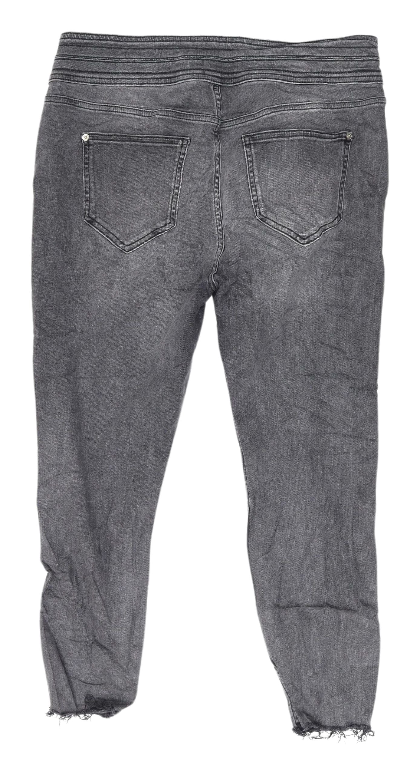 River Island Women’s Grey Jegging Jeans Size 16
