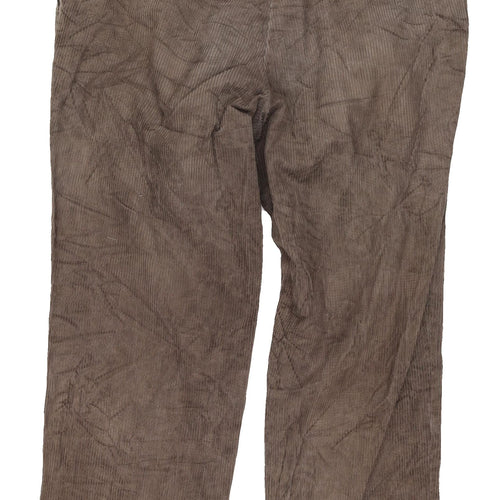 Savatini Men's Brown Corduroy Trousers