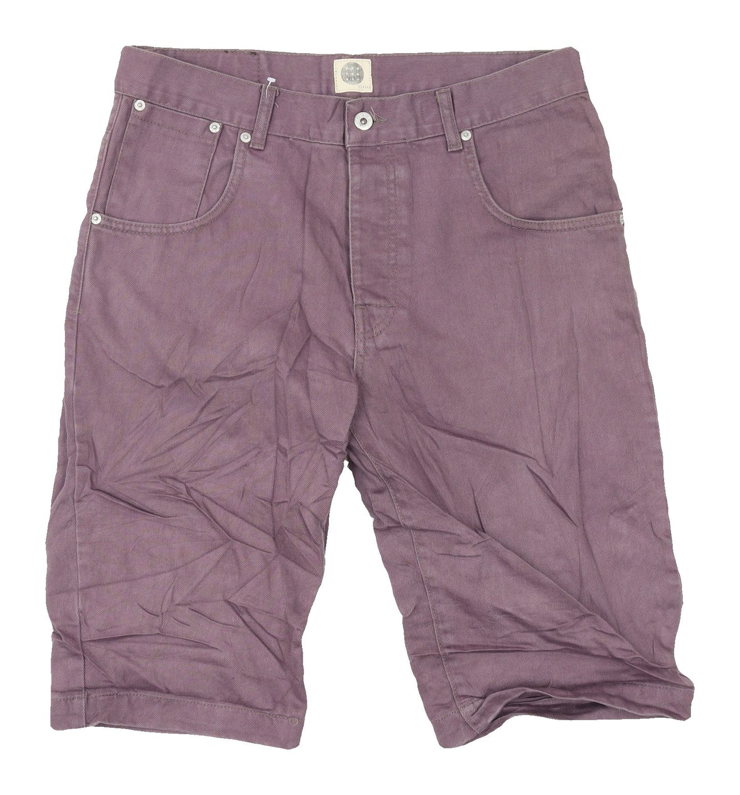 Crafted Men's Purple Chino Shorts 32