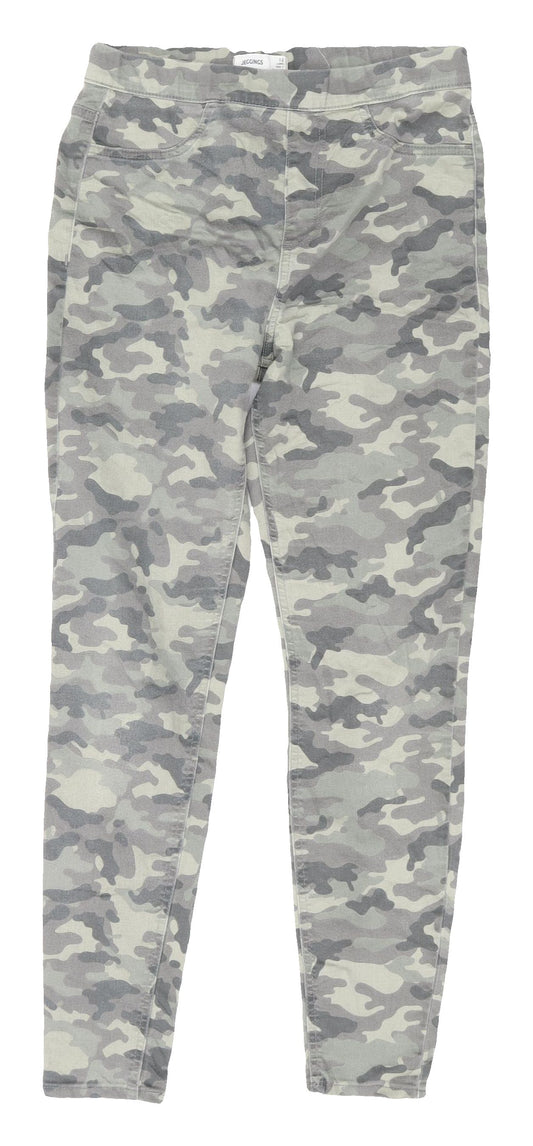 Marks and Spencer Women's Green Camouflage Jeggings Size 12