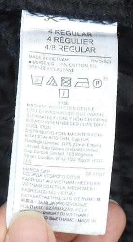 Gap Women's Black Slim Jeans 8R, Cotton Blend
