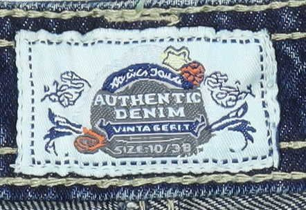 Authentic Denim Women's Blue Cut-Off Shorts Size 10
