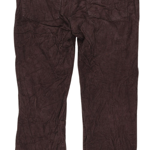 De Havilland Men's Brown Corduroy Trousers Size 34S