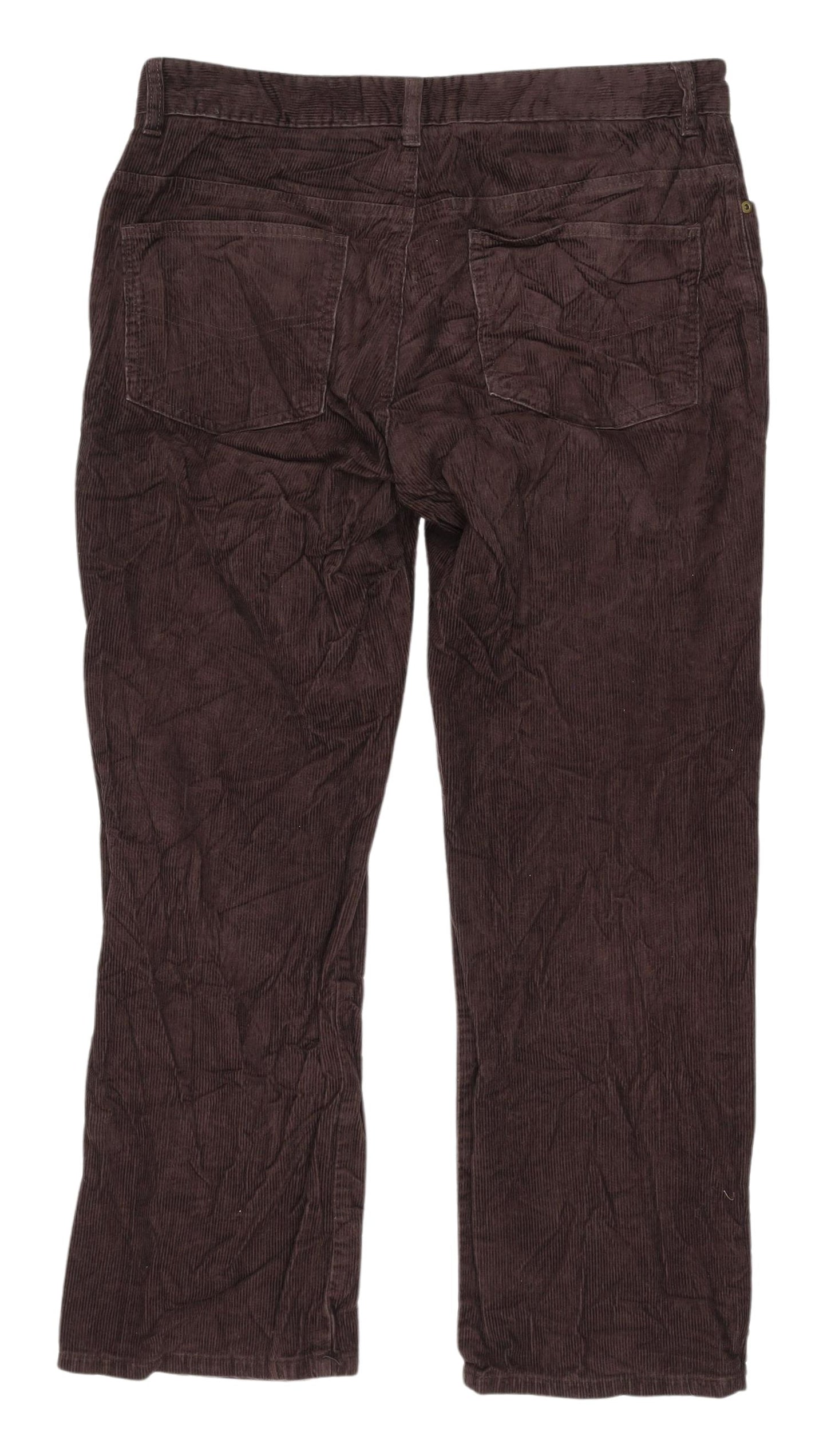 De Havilland Men's Brown Corduroy Trousers Size 34S