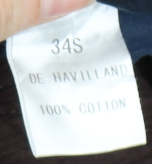 De Havilland Men's Brown Corduroy Trousers Size 34S