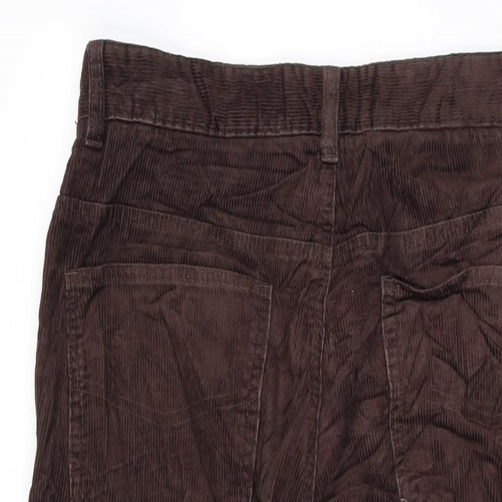 De Havilland Men's Brown Corduroy Trousers Size 34S