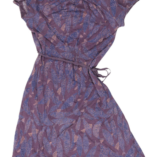 White Stuff Women's Multicoloured A-Line Dress Size 16