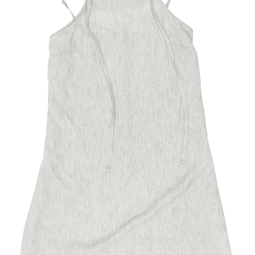 Warehouse Women's Grey Slip Dress Size 8