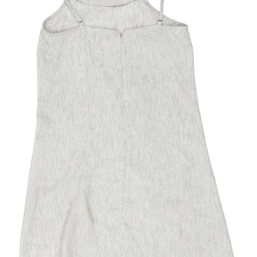 Warehouse Women's Grey Slip Dress Size 8