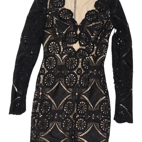 Love Triangle Women's Black Bodycon Dress Size 10