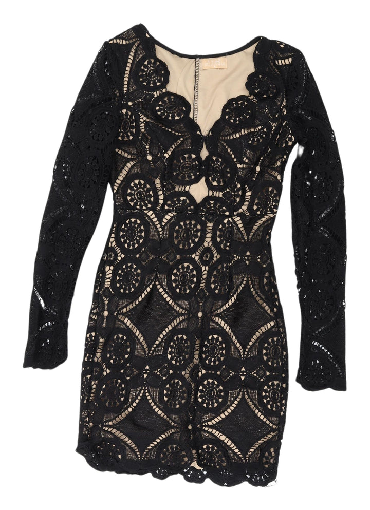 Love Triangle Women's Black Bodycon Dress Size 10