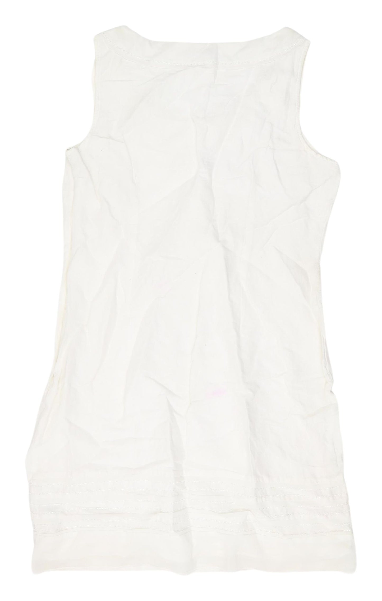Marks and Spencer White Shift Dress Size 16 Women