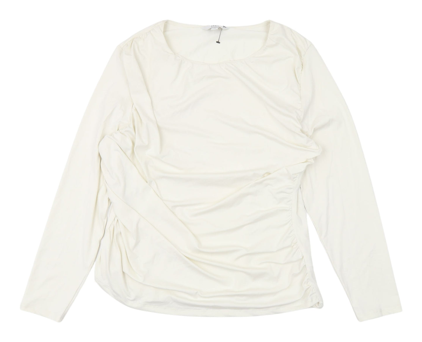 Marks and Spencer Ivory Long Sleeve Top - Size 20