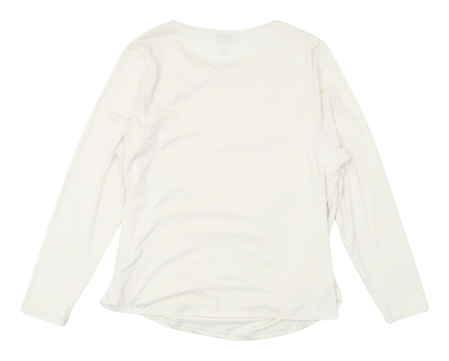 Marks and Spencer Ivory Long Sleeve Top - Size 20