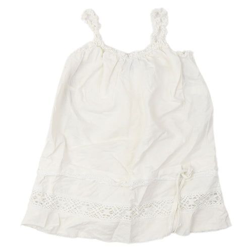 River Island Women's White Crochet Camisole Size 12
