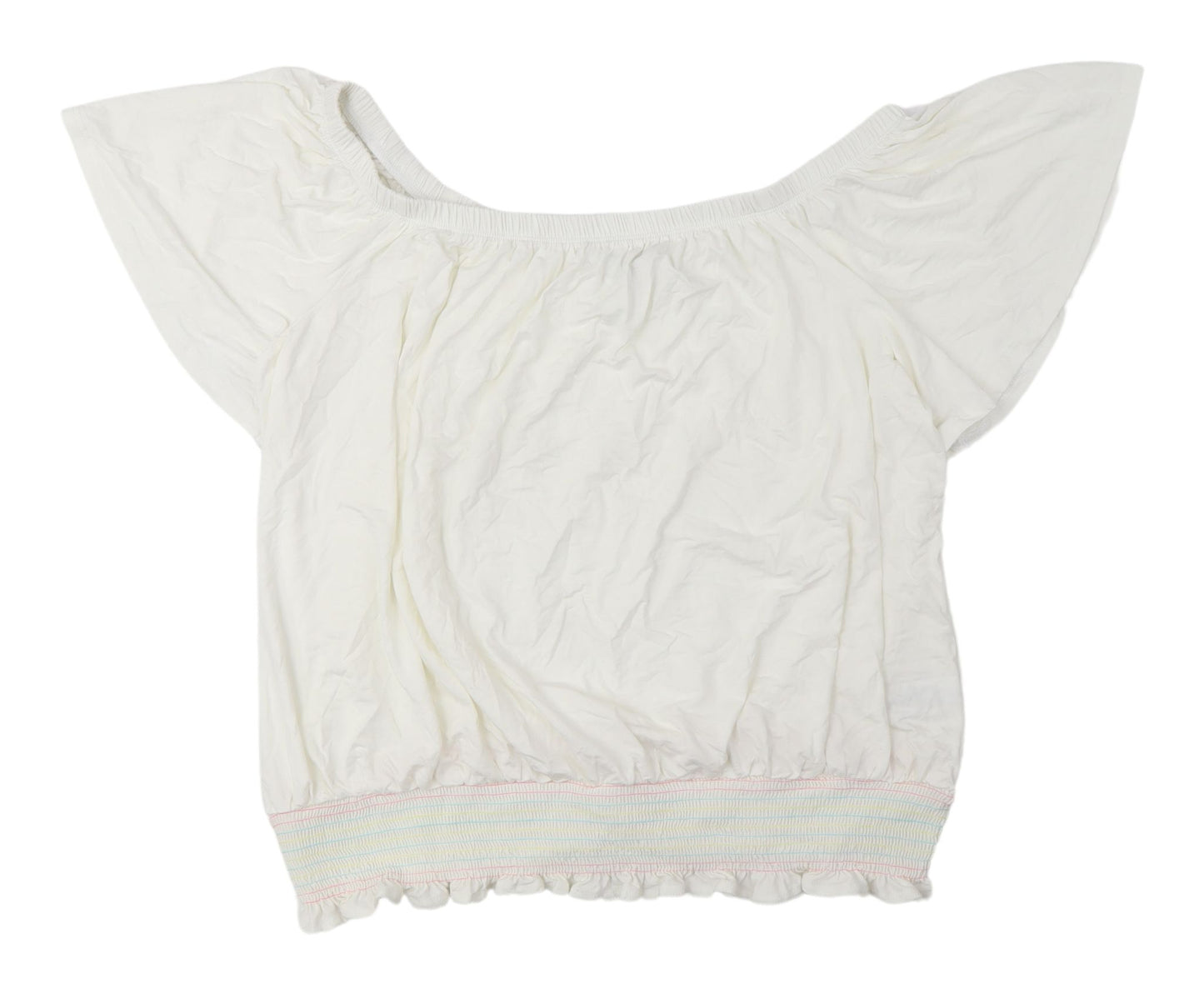 Next Women's White Off-Shoulder Top Size 22