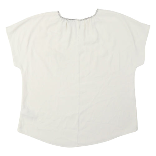 Marks and Spencer Women's White Blouse Size 12