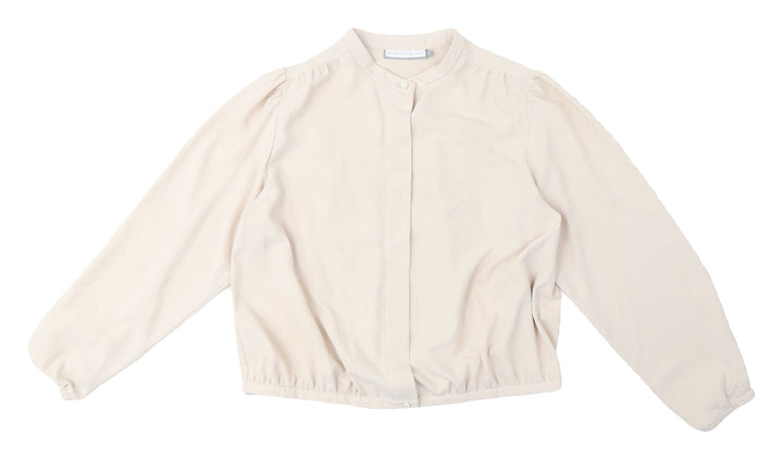 Stage of Playlord Women's Beige Blouse, Size 4, Collared