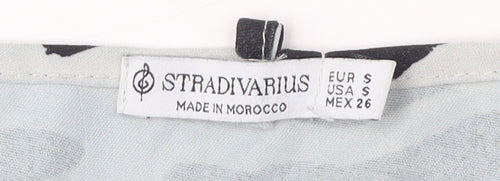 Stradivarius Women's Zebra Slip Dress, Size 8