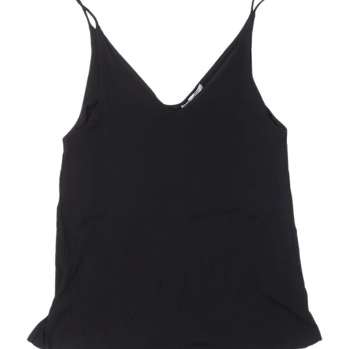 H&M Women's Black Viscose Camisole Tank Top XS