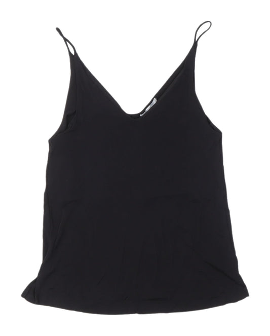 H&M Women's Black Viscose Camisole Tank Top XS