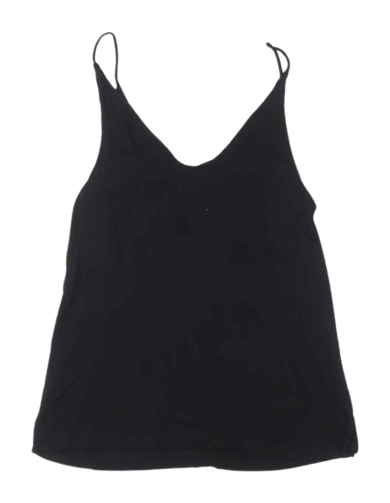 H&M Women's Black Viscose Camisole Tank Top XS