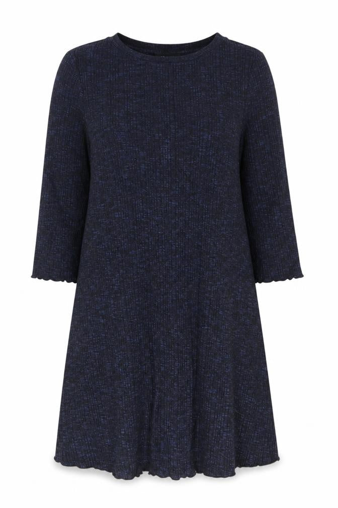 Front view of New Look Women’s Blue Shift Dress, size UK 12