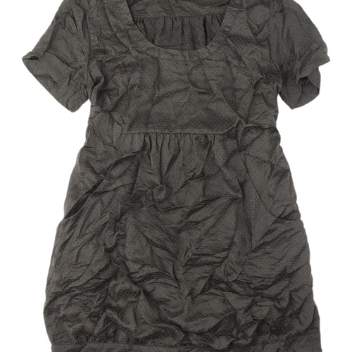 Mamas & Papas Women's Green Short Sleeve A-Line Dress