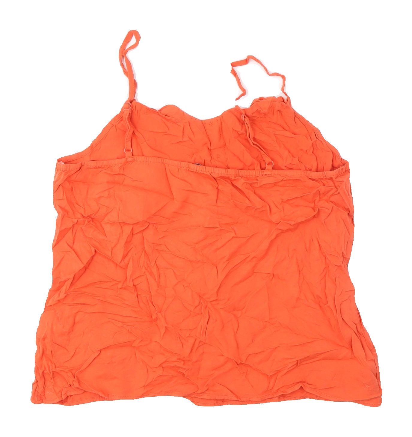 Oasis Women’s Orange Sleeveless Blouse - Size 12