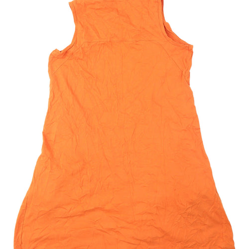 Next Women’s Orange Sleeveless Shift Dress, Size 14