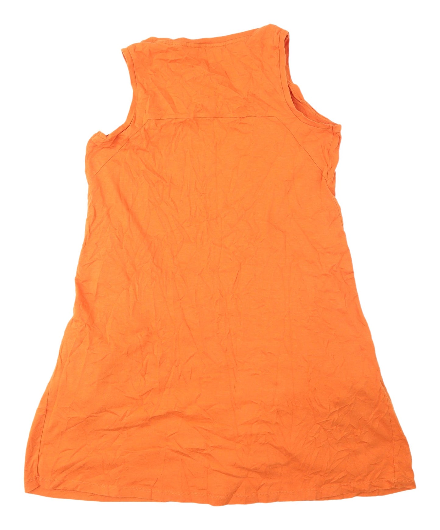 Next Women’s Orange Sleeveless Shift Dress, Size 14