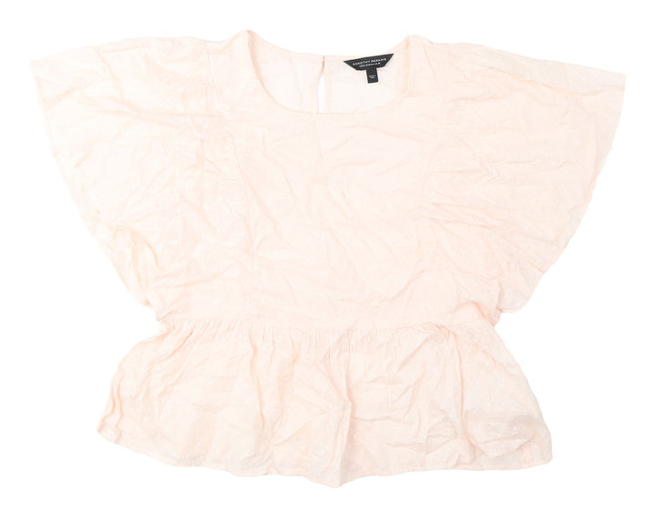 Dorothy Perkins Women's Ivory Blouse - Size 16 Regular
