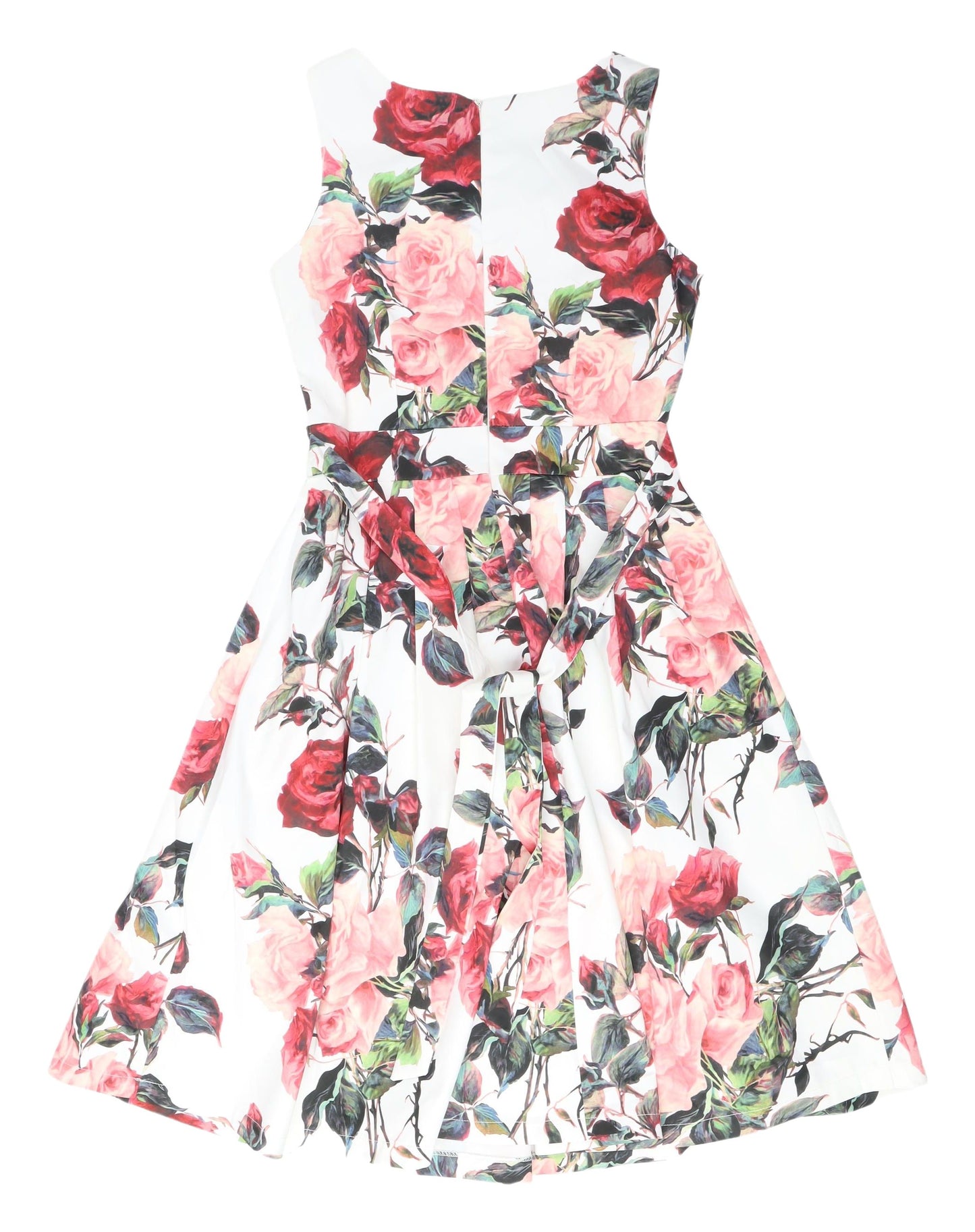 Izabel London Floral A-Line Dress, Multicoloured 8
