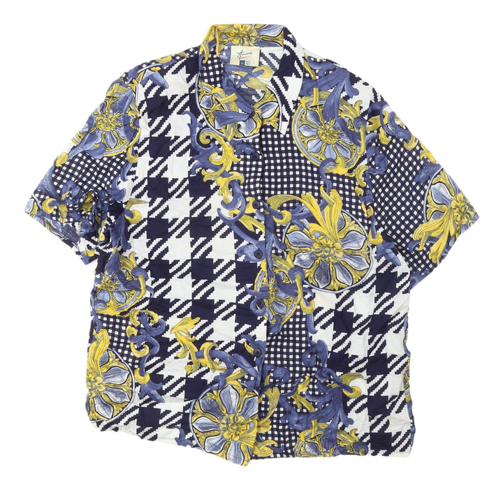 Amari Women's Multicoloured Geometric Button-Up Shirt - Size 18
