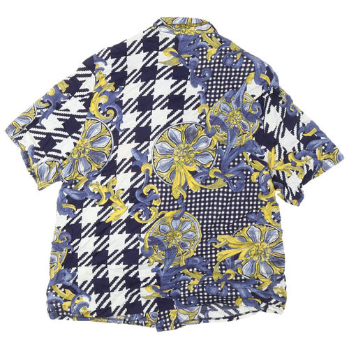 Amari Women's Multicoloured Geometric Button-Up Shirt - Size 18