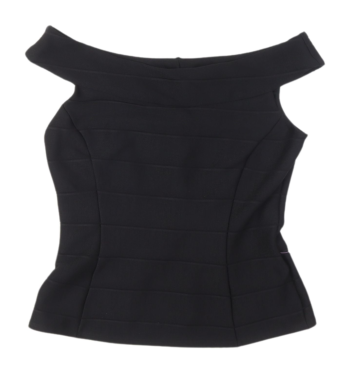 Star by Julien Macdonald Black Off Shoulder Tunic