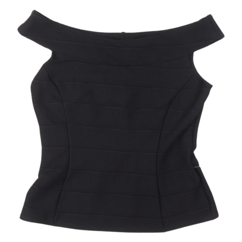 Star by Julien Macdonald Black Off Shoulder Tunic