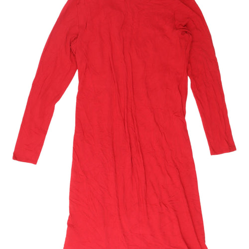 Pepperberry Women's Red Wrap Dress, Size 16