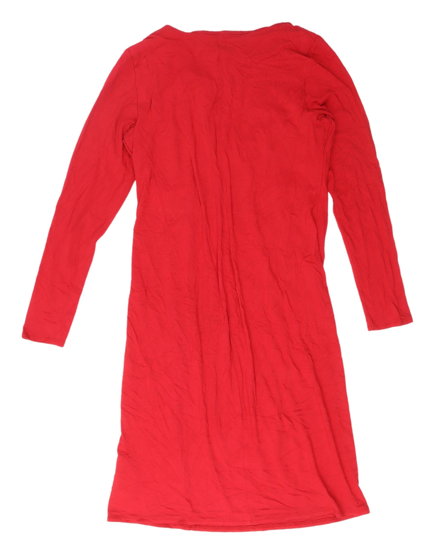 Pepperberry Women's Red Wrap Dress, Size 16