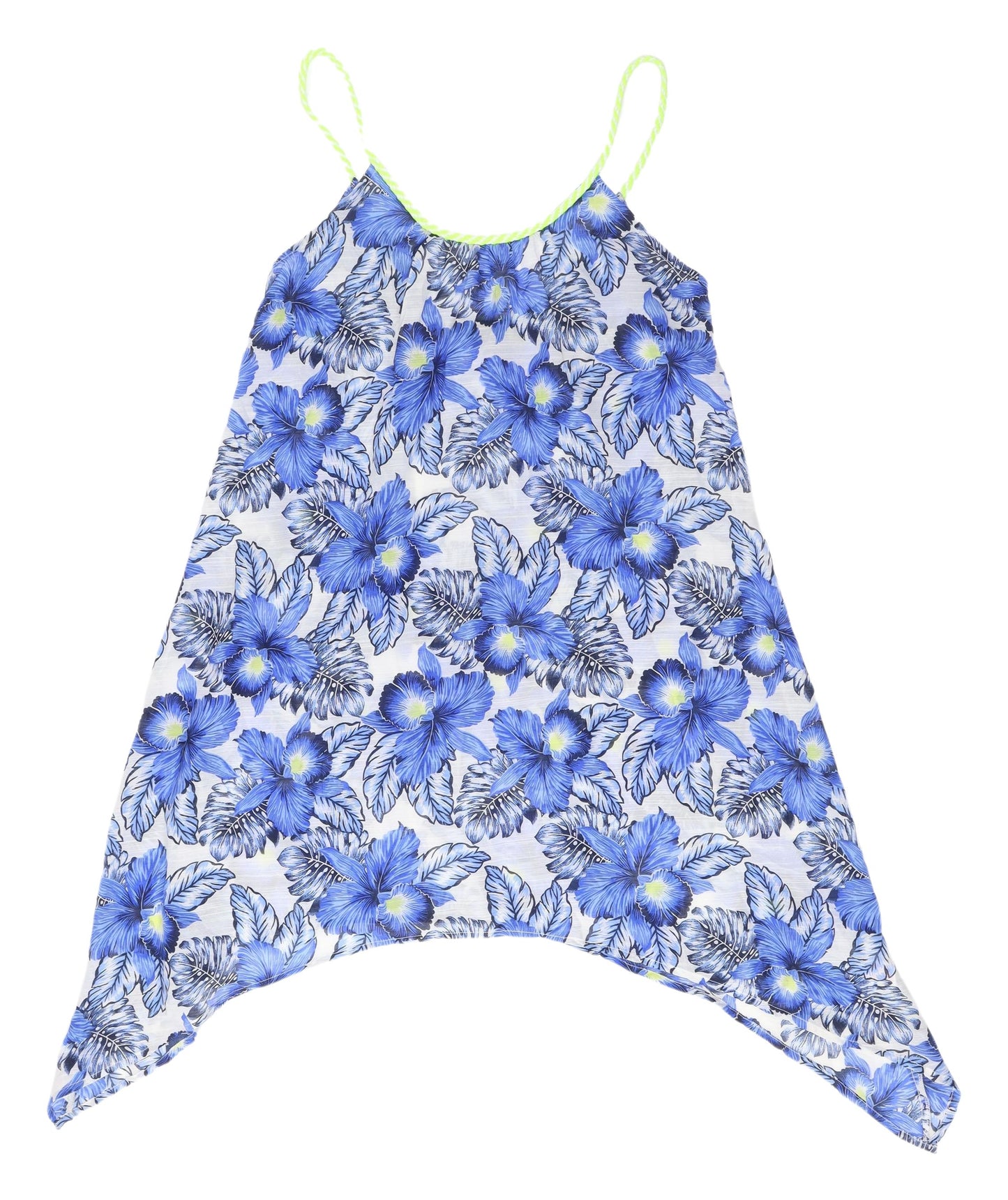 New Look Women's Blue Floral Slip Dress Summer