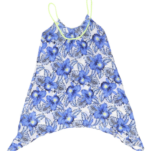 New Look Women's Blue Floral Slip Dress Summer