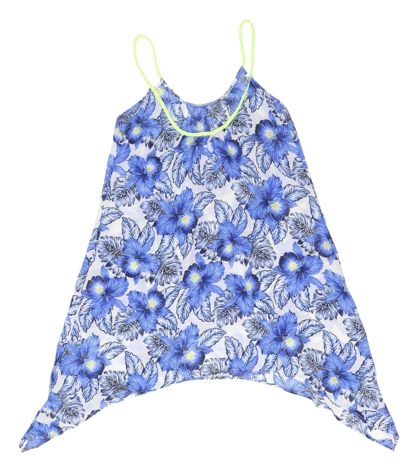 New Look Women's Blue Floral Slip Dress Summer