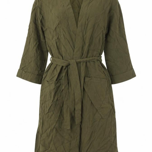 Marks and Spencer Green 3/4 Sleeve Viscose Dress M