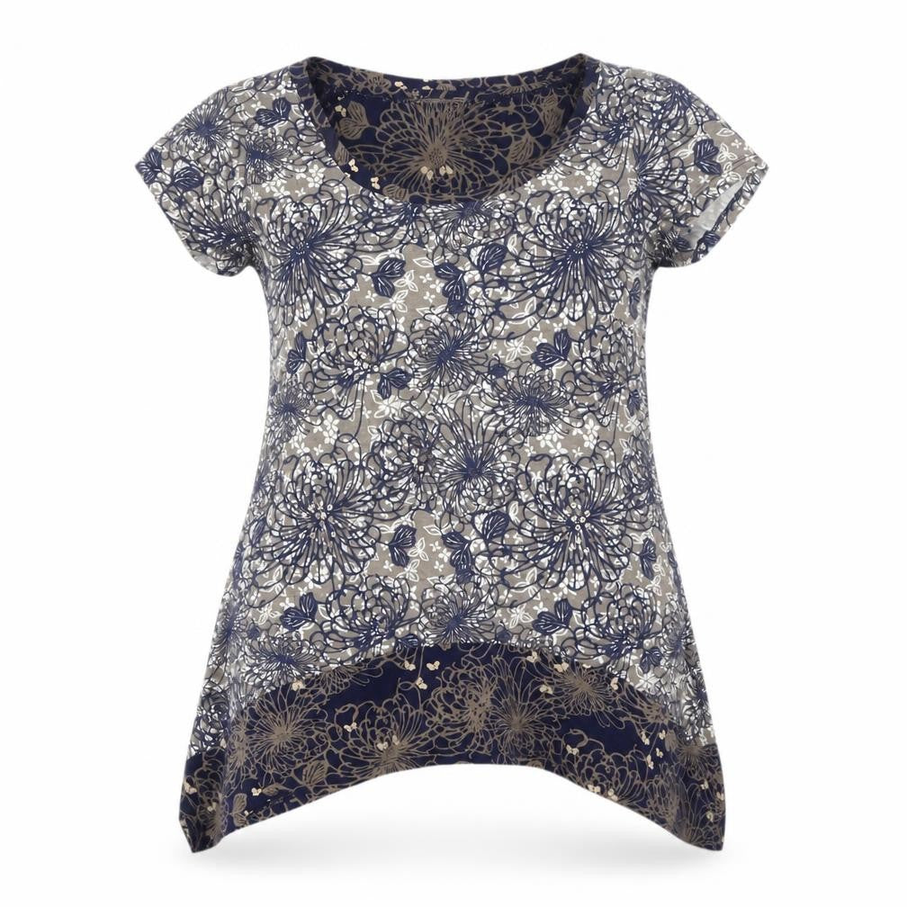 Front view of RJR.John Rocha Women's Multicoloured Floral Tunic