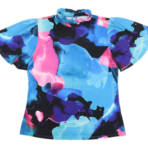 Very Women's Multicoloured Cropped Blouse - Size 14