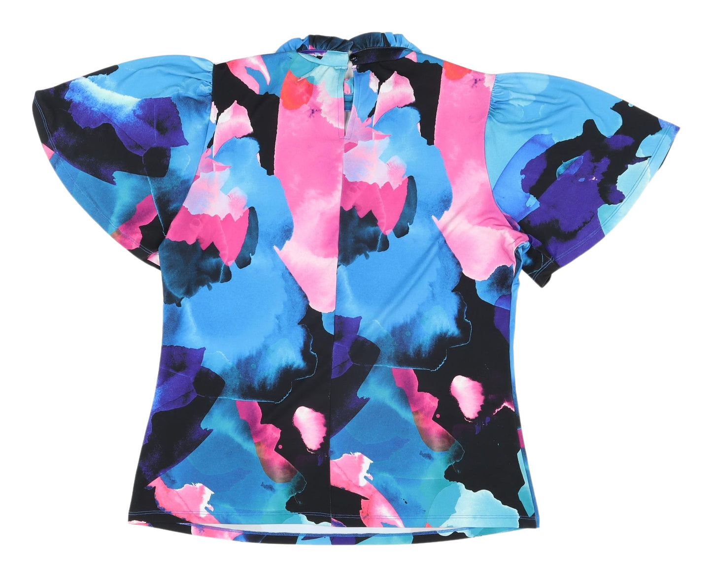 Very Women's Multicoloured Cropped Blouse - Size 14