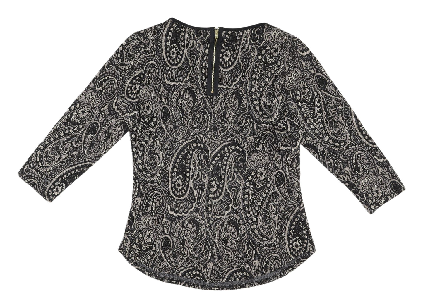Marks and Spencer Women's Black Paisley Blouse UK 12