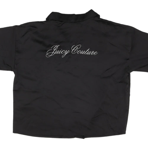 Juicy Couture Black Short Sleeve Pyjama Top M