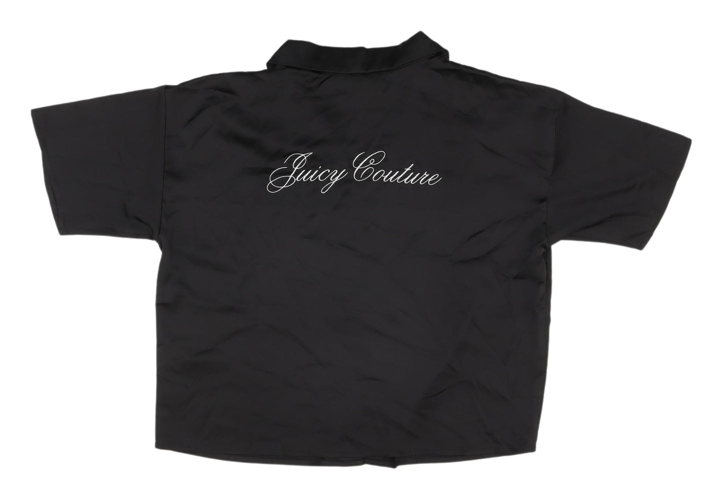 Juicy Couture Black Short Sleeve Pyjama Top M