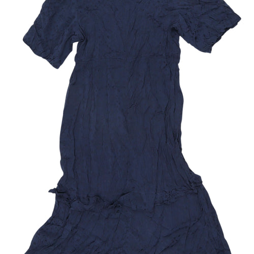 Dorothy Perkins Women Blue Half Sleeve Dress Size 18